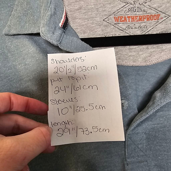 Weatherproof XL grayish blue polo - Picture 3 of 13